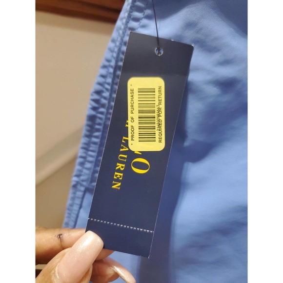 Polo Ralph Lauren Men's Blue Polyester Pull On Swim Trunk Logo Print Shorts 2XL - Picture 3 of 12